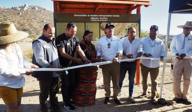 Inauguran Senderos Kumiai en San José de la Zorra