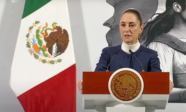 Sheinbaum afirma que México no permitirá presencia militar extranjera propuesta por Trump