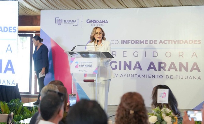 Gina Arana destaca atención ciudadana y proyectos de movilidad en su segundo informe